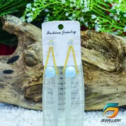 Góld Plated Earrings Stylish Góld Pin With Ball Earring With Stone for Women.