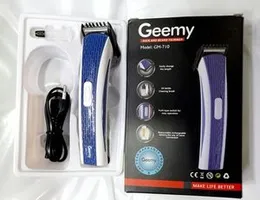 Geemy GM-710 Cordless Hair and Beard Trimmer with Adjustable Length Settings – Grooming Kit High quality compact lightweight with cleaning brush and c