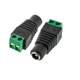 DC Power Jack-Female Connector with 2 Pin Screw Terminal