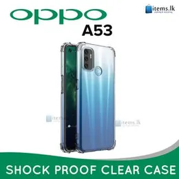 Luxury Shockproof Transparent Shockproof Bumper Case For OPPO A53 Crystal Transparent Premium Quality Shockproof Protective Phone Shell OPPO A53 Soft