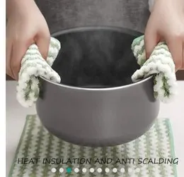 5Pcs Cleaning Cloths Oil Free Dishwashing Towel