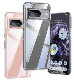 Ultra Crystal Clear Back Case Cover for Google Pixel 8 7 5 Shockproof Camera Protection
