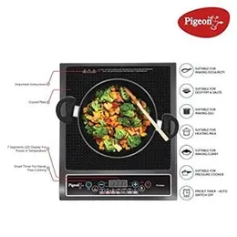 Pigeon by Stove Kraft Copper Coil Rapido Cute Induction Cooktop (Black)