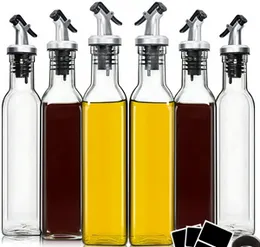 500 ML Oil Bottle Glass Dispenser for Kitchen Cooking