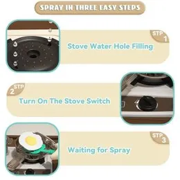 Kids Large Western Kitchen Set Simulation Spray Kitchenware Set 103cm (0504)