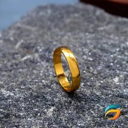 22K Yellow Gold Wedding Band Ring  Gold  Plated Ring For Women.