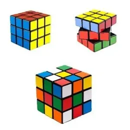 Rubik’s Cube, 5.5cmx5.5cm Problem-Solving Challenging Retro Fidget Toy Travel Brain Teaser, for Adults & Kids ,Rubic cube Brain Teaser