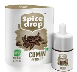 Spice Drop Jeera Cumin Natural Extract | For Food, Beverages, And Dessert |100% Natural | For Authentic Taste and Aromatic Flavor | Natural Extract |