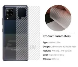 Carbon Fibre back stickers For Samsung Galaxy A12