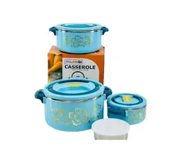 Good Quality Hot Box 4 Pcs Set Stainless Steel Insulated Food Storage Basket