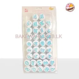 Alphabet Uppercase Letter Cutters With Numbers | Push Easy 26 Letters + 0–9 | Fondant & Cookie Set