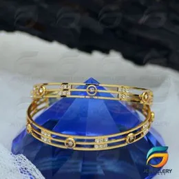 22kt Guarantee Straight Heavy  Bangles  with White Stone for Women With Stone Fashion Jewelry Gift..