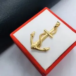 Gold Plated Master Gold Anchor Pendant Big Size For Women.