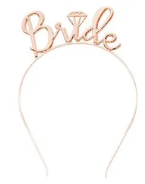 Bride To Be Metal Hair Band Party Rose Gold