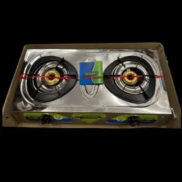 Express 100% Stainless Steel Body Indian 2 Burner Gas Cooker