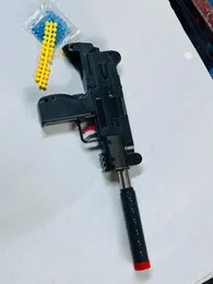 ZHASK PUBG Theme Uzi Submachine 2 in 1 Gun Toys Set with Assault Rifle M416 with 4X Design Scope 1000+ Crystal Water and Soft Foam Bullets for Kids pu