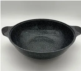 Non-Stick Stone Coated Cooking Pot – Multi-Functional Deep Fry Pan for Gas Induction & Electric Stoves