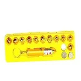 ONCEMORE 12 in 1 Metal Laser Light Keychain