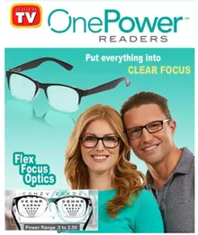 Universal One Power Flex Focus opff CLEAR READING GLASS – Unisex | Auto Adjusting Bifocal | High Quality