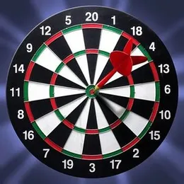 hampion Dart Board - Indoor Hanging Number Target Game with Steel Tip Darts
