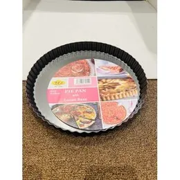 Carbon Steel Non-Stick Pie Pan – Fixed Base (24,28 & 32 CM)