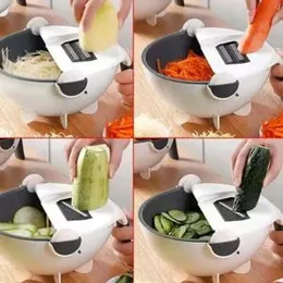 Vegetable Cutter Slicer Chopper Fruit Strainer Basket