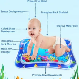 Jumper Inflatable Baby Water Mat – Premium Tummy Time Water Play Mat for Infants (3–9 Months) | Early Development Activity Toy for Newborn Boys & Girl