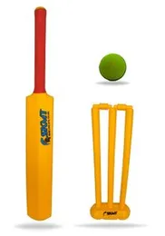 SKMT Never Lose You Win Cricket Kit Set for Kids 1 Bat and 1 Ball for Playing Perfect Cricket Set for Kids Age 4-12