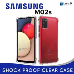 Luxury Shockproof Transparent Shockproof Bumper Case For Samsung Galaxy M02s Crystal Transparent Premium Quality Shockproof Protective Phone ShellSams
