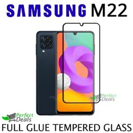 Samsung Galaxy M22 Screen Protector Full Glue 9D MTB tempered Glass Screen Protector Glass for Samsung Galaxy M22