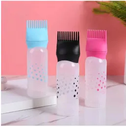 Hair Comb Applicator Bottle – Graduated Scale | Dye, Oil & Scalp Treatment Tool