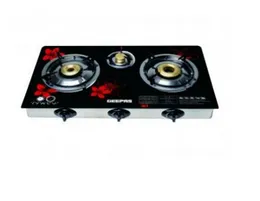 Taiko TGL-209 LPG Gas Stove Glass Line – Double Burner Tempered Glass Top Auto Ignition Gas Cooker