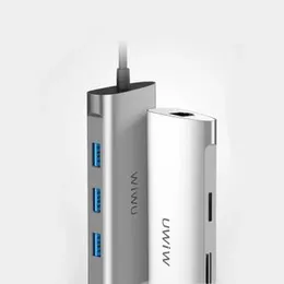 WIWU Alpha 6 in 1 USB-C Hub A631STR