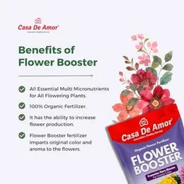 Casa De Amor Flower Booster Special Essential Fertilizer For Flower Plants- 2 Kg, Powder (FROM INDIA)NUZ