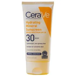CeraVe Hydrating Mineral Sunscreen SPF 30 Body Lotion 150ml