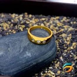 Gold Plated Glami Women's Gold Plated Ring Band.