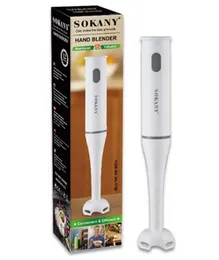 Sokany Hand Blender Portable Hand Blender Stick Mixer Household Non Electric Manual Hi-speed Hand Blender Electric Plastic