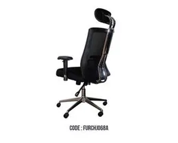 BLACK MESH HIGH BACK MANAGEMENT CHAIR J068A