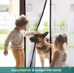 Magic mesh strong net Mosquito magnetic curtain auto closing insect screen for all door type high quality