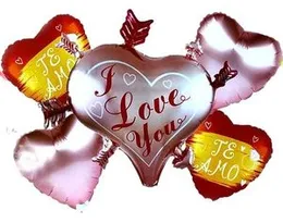 5 Pcs Foil Balloons I Love You Birthday Party Decorations