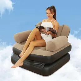 Adult Lazy Sofa Inflatable Bed Convenient with Armrest