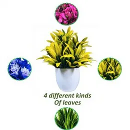 Flora Planet Artificial Plants for Home Decor Showcase decoation Plants Flowers with Pot Fake Plant Decorative Items for Home Decor Bathroom Office Fa