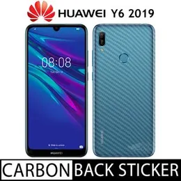 Carbon Fibre back sticker For Huawei Y6 2019