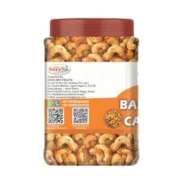 Zaya (500gm) Barbeque Cashew, Smoky Cashews, Non Fried, Crunchy, Dry Roasted Cashews, Natural, No Preservative, Flavoured Cashew