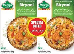 MEHRAN BIRYANI MASALA 55GM TWIN PACK 55gX2