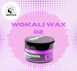 Wokali Wax 02 – Textured Paste with Fiber Threads – Strong Grip & Layered Definition