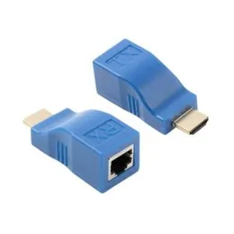 HDTV Extender By Cat-6/6A Lan To HDMI Adapter 2pcs