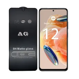 Redmi Note 12 Pro Stylish Full Cover Matte Texture High Quality 2024 New Design MTB tempered Glass Protector Frosted Glass for Redmi Note 12 Pro