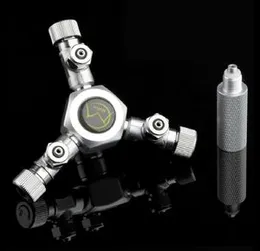 MUFAN 3-way CO2 Splitter Valve Planted Tank Multi Ways Distributor Fish Tank CO2 Cylinder Multi-Ported Valve CO2 Aquarium