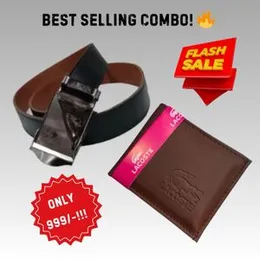Premium Men's Wallet & Belt Combo | Stylish Leather Wallet & Adjustable Belt for Men | Best Gift Set | Fast Selling Offer | Belt & Wallet 2 in 1 COMBO